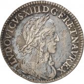 Louis XIII, 1/12 Ecu premier poinon de Warin 1642 A (Paris), KM 132.1