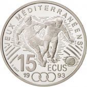 Ve Rpublique, 100 Francs/15 Ecus Jeux Mditerranens: Football 1993, KM 1030
