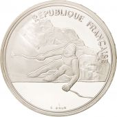 Vme Rpublique, 100 Francs Albertville, Ski alpin, 1989, KM 971