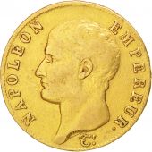 France, Premier Empire, 40 Francs or Napolon Empereur 1806 U (Turin), KM 675.5