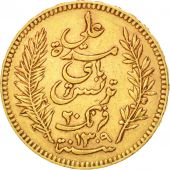 Tunisie, Protectorat franais, 20 Francs or 1892 A (Paris), KM 227