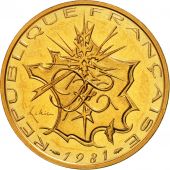 France, Mathieu, 10 Francs, 1981, Paris, FDC, Nickel-brass, KM:940, Gadoury:814