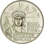 France, Statue de la Libert, 100 Francs, 1986, Paris, FDC, Argent, KM:960
