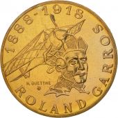 France, Roland Garros, 10 Francs, 1988, Paris, FDC, Aluminum-Bronze, KM:965