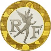 France, Gnie, 10 Francs, 1994, Paris, MS(65-70), Aluminum-Bronze, KM:964.2