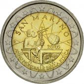 San Marino, 2 Euro, 2005, MS(63), Bi-Metallic