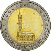 Allemagne, 2 Euro, Hambourg, 2008, SPL, Bi-Metallic