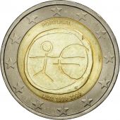 Portugal, 2 Euro, 10 Jahre Euro, 2009, MS(63), Bi-Metallic