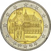 Germany, 2 Euro, Bremen, 2010, MS(63), Bi-Metallic