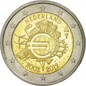 Netherlands, 2 Euro, uro 2002-2012, 2012, MS(63), Bi-Metallic