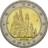 Allemagne, 2 Euro, Neuschwanstein, 2012, SPL, Bi-Metallic
