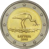 Latvia, 2 Euro, 2015, MS(63), Bi-Metallic