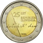 Slovnie, 2 Euro, 2016, SPL, Bi-Metallic