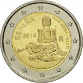 Espagne, 2 Euro, Park Guell-Gaudi, 2014, SPL, Bi-Metallic