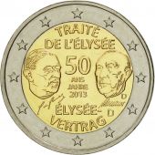 Germany, 2 Euro, Trait de lElyse, 2013, MS(63), Bi-Metallic