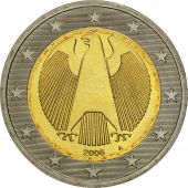 GERMANY - FEDERAL REPUBLIC, 2 Euro, 2006, MS(63), Bi-Metallic, KM:253