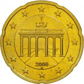 Rpublique fdrale allemande, 20 Euro Cent, 2006, SPL, Laiton, KM:211