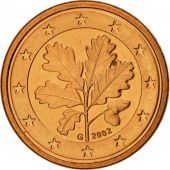 Rpublique fdrale allemande, Euro Cent, 2002, SPL, Copper Plated Steel