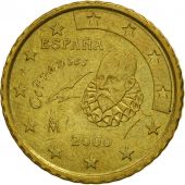 Espagne, 50 Euro Cent, 2000, SPL, Laiton, KM:1045