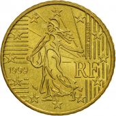 France, 50 Euro Cent, 1999, SPL, Laiton, KM:1287