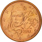 France, 5 Euro Cent, 2007, MS(63), Copper Plated Steel, KM:1284