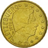 Luxembourg, 10 Euro Cent, 2008, MS(63), Brass, KM:89
