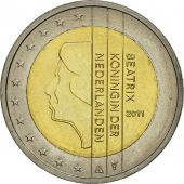 Netherlands, 2 Euro, 2011, MS(63), Bi-Metallic, KM:272