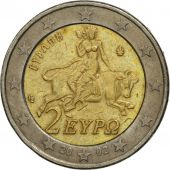 Grce, 2 Euro, 2001, SPL, Bi-Metallic, KM:188