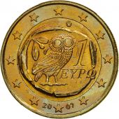 Grce, Euro, 2007, SPL, Bi-Metallic, KM:214