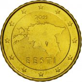 Estonia, 10 Euro Cent, 2011, MS(63), Brass