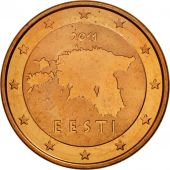 Estonia, 5 Euro Cent, 2011, MS(63), Copper Plated Steel