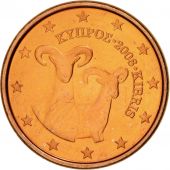 Chypre, Euro Cent, 2008, SPL, Copper Plated Steel, KM:78