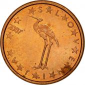 Slovnie, Euro Cent, 2007, SPL, Copper Plated Steel, KM:68