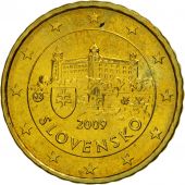 Slovaquie, 10 Euro Cent, 2009, SPL, Laiton, KM:98