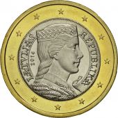 Latvia, Euro, 2014, MS(63), Bi-Metallic, KM:156