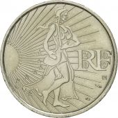 France, 10 Euro, La Semeuse en marche, 2009, MS(63), Silver