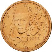 France, 2 Euro Cent, 2013, MS(65-70), Copper Plated Steel, KM:1283