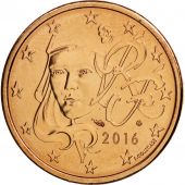 France, 5 Euro Cent, 2016, MS(65-70), Copper Plated Steel