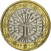 France, 1 Euro, 2015, MS(65-70), Bi-Metallic
