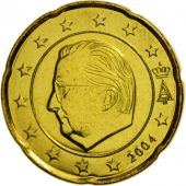 Belgium, 20 Euro Cent, 2004, MS(65-70), Brass, KM:228