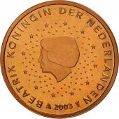 Pays-Bas, 2 Euro Cent, 2003, FDC, Copper Plated Steel, KM:235