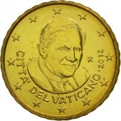 Cit du Vatican, 10 Euro Cent, 2012, FDC, Laiton, KM:385