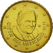 Cit du Vatican, 10 Euro Cent, 2012, FDC, Laiton, KM:385