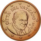 VATICAN CITY, 5 Euro Cent, 2013, MS(65-70), Copper Plated Steel, KM:377