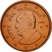 Cit du Vatican, Euro Cent, 2015, FDC, Copper Plated Steel