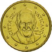 Cit du Vatican, 10 Euro Cent, 2015, FDC, Laiton