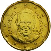 Cit du Vatican, 20 Euro Cent, 2014, FDC, Laiton
