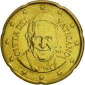 Cit du Vatican, 20 Euro Cent, 2015, FDC, Laiton