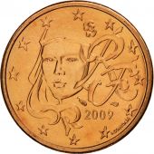 France, 5 Euro Cent, 2009, MS(65-70), Copper Plated Steel, KM:1284