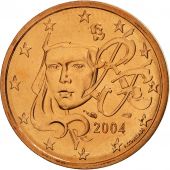 France, 2 Euro Cent, 2004, MS(65-70), Copper Plated Steel, KM:1283